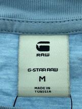 G-STAR RAW◆Tシャツ/M/コットン/BLU/プリント_画像3