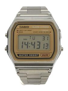 CASIO◆腕時計/アナログ/ステンレス/SLV/SLV/A158WE