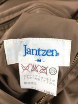 Jantzen◆90s/VINTAGE/リバーシブル//コート/M/ベロア/KHK/無地_画像3