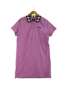 STUSSY*Memphis Collar Dress/ shirt One-piece /M/ cotton / pink 