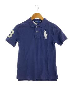 POLO RALPH LAUREN◆CLASSIC FIT/ポロシャツ/S/コットン/ネイビー/無地