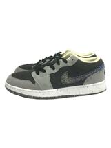 NIKE◆ローカットスニーカー/25cm/GRY/DM4690-001/GS AIR JORDAN 1 LOW CRATER_画像1