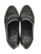 Stilmoda◆ローファー/38/BLK/レザー/MADE IN ITALY_画像3