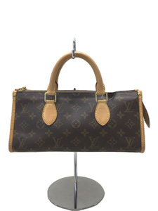 LOUIS VUITTON◆ポパンクール/M4009/ショルダーバッグ/レザー/ブラウン/総柄/VI0015/角擦れ有