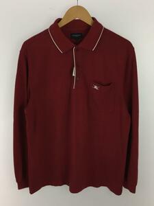 BURBERRY GOLF◆長袖シャツ/L/コットン/RED/BFV40-124