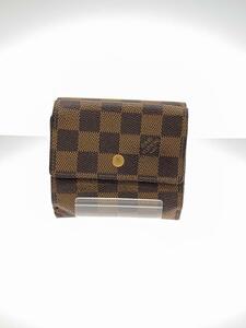 LOUIS VUITTON◆2つ折り財布/レザー/ブラウン/メンズ/使用感有