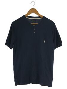 POLO RALPH LAUREN◆ヘンリーネックサーマルTシャツ/M/コットン/NVY