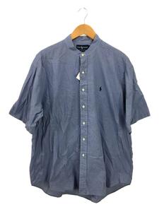 RALPH LAUREN◆BLAKE/半袖シャツ/XL/コットン/ブルー/チェック/香港製