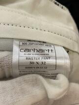 Carhartt◆MASTER PANT/30/コットン/ブラック/I020074_画像4