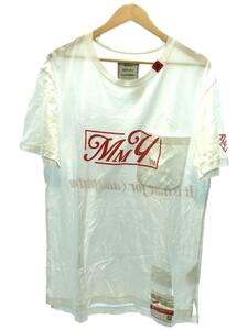 MIHARA YASUHIRO◆Tシャツ/50/コットン/WHT/プリント