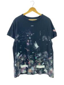 OFF-WHITE◆Tシャツ/S/コットン/BLK/無地/OMAA002F17620017