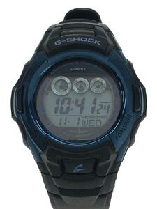 CASIO◆CASIO/クォーツ腕時計・G-SHOCK/デジタル/ラバー/BLU/BLK