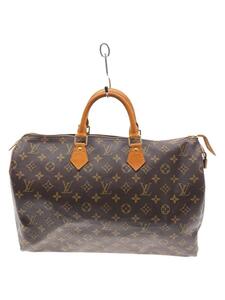 LOUIS VUITTON◆M41522/スピーディ40_モノグラム・キャンバス_BRW/PVC/BRW