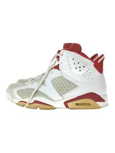 NIKE◆AIR JORDAN 6 RETRO/エアジョーダンレトロ/ホワイト/384664-113/28.5cm/