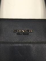 COACH◆ハンドバッグ/レザー/NVY/無地/F68029/コーチ/ビジネスバッグ/状態考慮_画像5