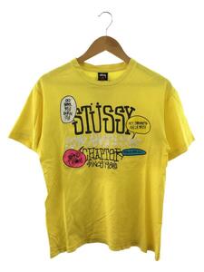 STUSSY◆Tシャツ/M/コットン/YLW