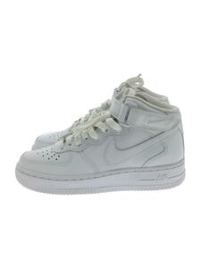 NIKE◆AIR FORCE 1 07 MID_エア フォース 1 07 ミッド/23cm/WHT/レザー/タグ付