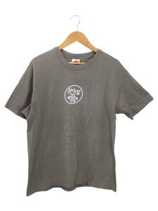 POWELL PERALTA◆90s/TONY HAWK/FACTORY/MADE IN USA/Tシャツ/M/コットン/グレー