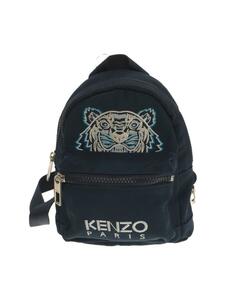 KENZO◆刺繍ミニリュック/ナイロン/NVY