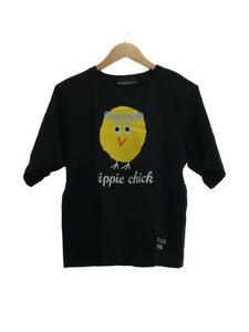 MOSCHINO◆Tシャツ/-/コットン/BLK/ブラック/プリント/KK5248203