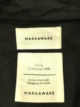 MARKAWARE◆ジャケット/3/コットン/BLK/無地/A22C-10BL01C_画像3