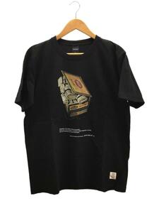 APPLEBUM◆Tシャツ/L/コットン/BLK/無地