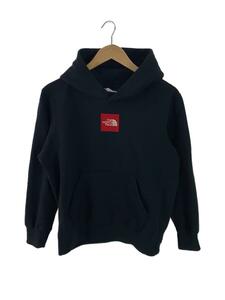 THE NORTH FACE◆HEATHER LOGO HOODIE/S/ポリエステル/BLK