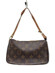 LOUIS VUITTON◆1)ポシェット・アクセソワール_モノグラム・キャンバス_BRW/PVC/BRW