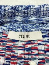 CELINE◆フィービー期/ニットスカート/ロングスカート/XS/コットン/マルチカラー_画像4