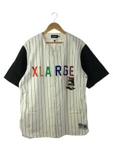 X-LARGE◆半袖シャツ/XL/コットン/WHT/01192302