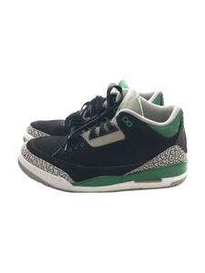 NIKE◆ハイカットスニーカー_CT8532-030/28cm//Air Jordan 3/Pine Green/ブラック