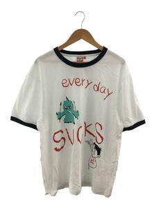 have a good time◆Tシャツ/XXL/コットン/ホワイト/EVERY DAY SUCKS/ハヴアグッドタイム