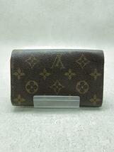 LOUIS VUITTON◆2つ折り財布/レザー/BRW/総柄/レディース_画像2