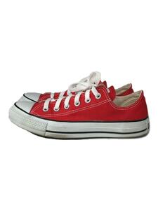 CONVERSE◆ローカットスニーカー/24.5cm/RED/スウェード/M9696