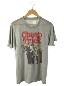 Tシャツ/-/コットン/GRY/83年ツアー/バンドT/CHEAP TRICK/染み込みプリント