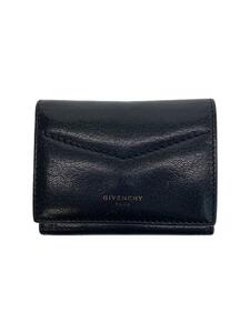 GIVENCHY◆EDGE/3つ折り財布/レザー/BLK/レディース/BB6099B0CC