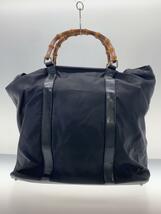 GUCCI◆トートバッグ/-/BLK/無地/002・2058・0412・5/バンブーハンドル_画像3