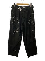 marka◆ボトム/3/コットン/BLK/M23A-08PT11C/BAKER PANTS PAINTED_画像1