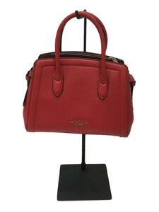 kate spade new york◆ノット ミニ サッチェル/ショルダーバッグ/レザー/RED