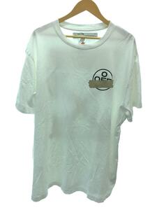 OFF-WHITE◆Tシャツ/M/コットン/WHT/OMAA038R20185002