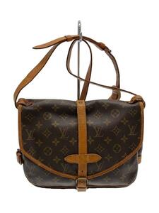 LOUIS VUITTON◆1)ソミュール30_モノグラム・キャンバス_BRW/PVC/ブラウン/AR8904