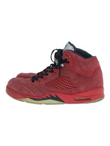 NIKE◆AIR JORDAN 5 RETRO/エアジョーダンレトロ/レッド/136027-602/28cm/RED