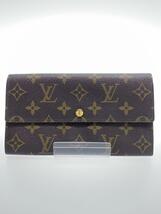 LOUIS VUITTON◆2)ポシェット・ポルト・モネ・クレディ_モノグラム・キャンバス_BRW/-/BRW/レディース_画像1