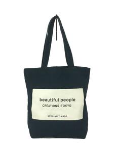 beautiful people◆SDGs name tag tote bag/トートバッグ/ネイビー/7216611901