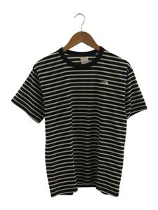 THE NORTH FACE◆S/S Full Border Tee/Tシャツ/M/ポリエステル/BLK/ボーダー/NT31940