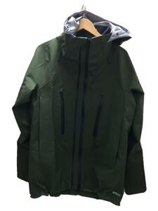 DESCENTE◆デサント/ウェアー/L/KHK/DWUWJK52/S.I.O 3L HARD SHELL JACKET