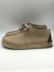 Clarks◆デザートトレック/チャッカブーツ/26cm/BEG/スウェード/23514