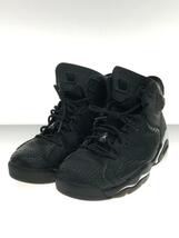 NIKE◆AIR JORDAN 6 RETRO/エアジョーダンレトロ/グレー/384664-020/27.5cm/BLK_画像2