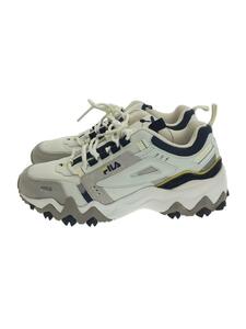 FILA◆ハイカットスニーカー/24.5cm/WHT/F5149/ダッドシューズ/フィラ/