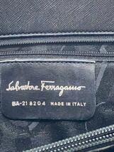 Salvatore Ferragamo◆ハンドバッグ/-/BLK/無地/BA21 8204_画像5